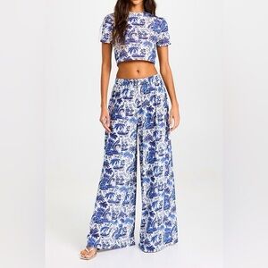 STAUD Fernanda Top & Marza Pants Set NWT✨